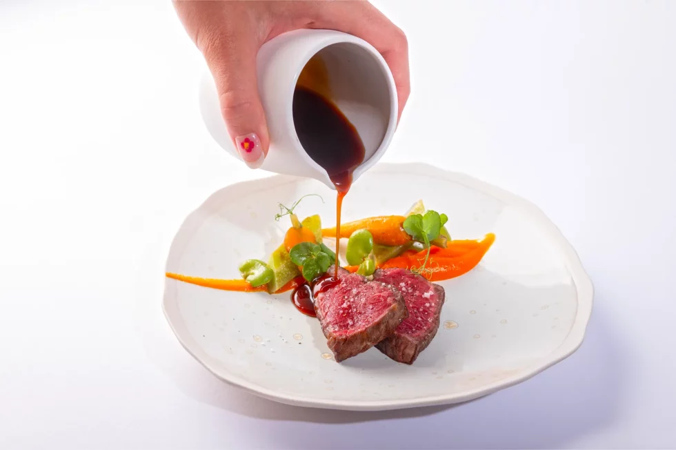 Plat cuisiné avec soin au restaurant Cassis à Mâcon