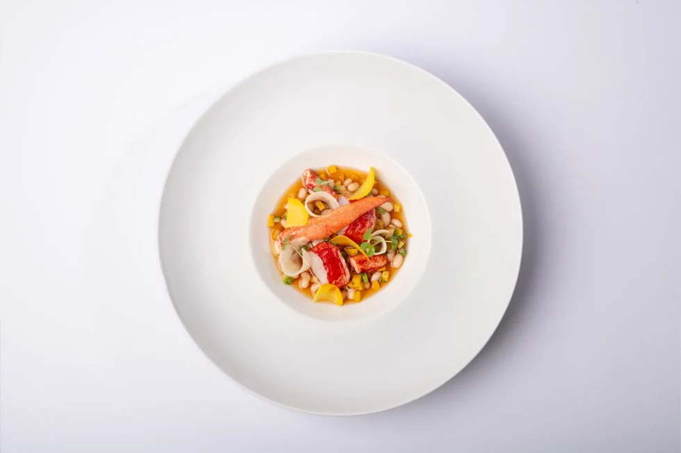 Plat du menu du midi au restaurant Cassis à Mâcon