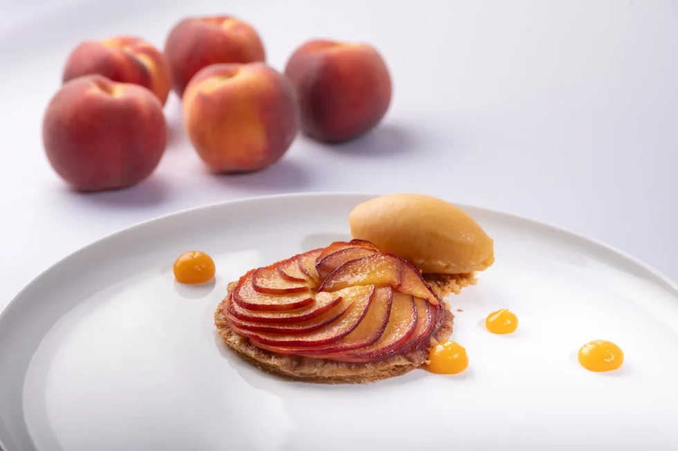 Dessert du menu du midi – Cassis Restaurant à Mâcon